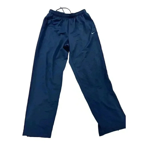 Nike Sportswear Mens Blue Pants Size XXL With Blue Side Stripes And Leg Zips Y2K - Picture 1 of 8